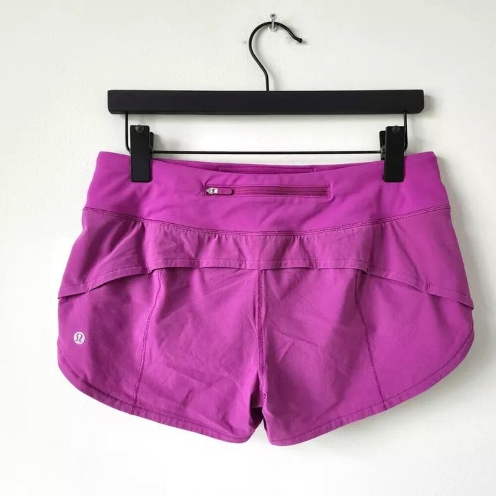 Lululemon Speed Up Lined Shorts 2.5 " : Vivid Plum Size 2